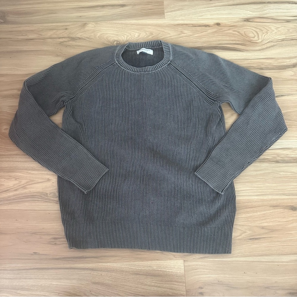 American Eagle Outfitters Men's Charcoal Crewneck Sweater